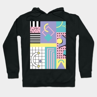 Memphis Pattern 72 / 80s Retro Hoodie